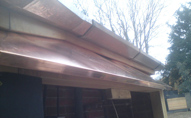 copper roofing